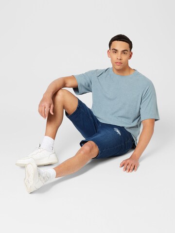 Redefined Rebel T-Shirt 'Simon' in Blau