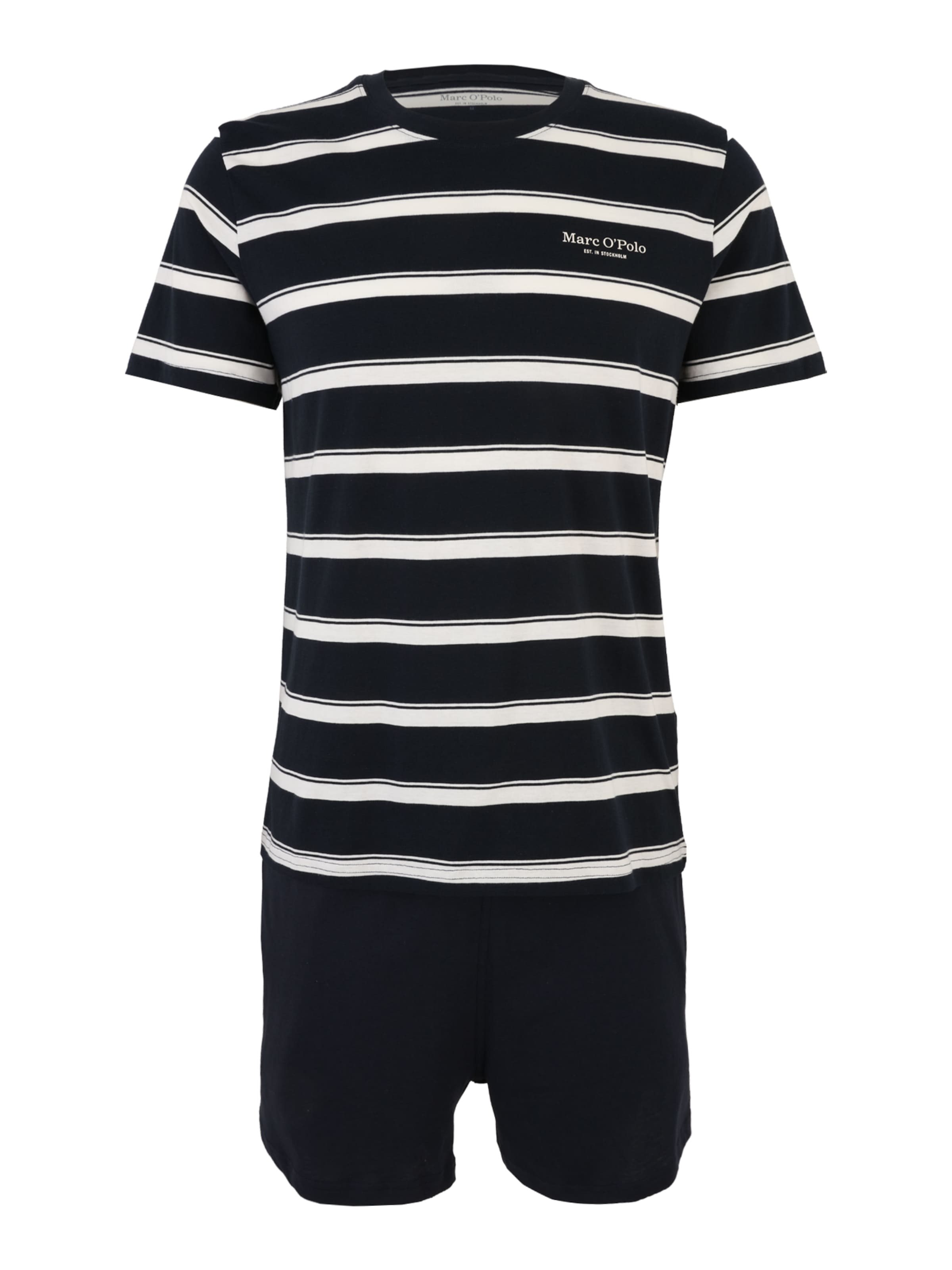 Marc O'Polo Pyjama in Blau: Vorderseite