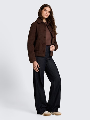 TOM TAILOR Fleecejacke in Braun