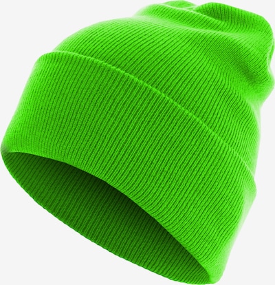 Berretto in One Size MSTRDS di colore verde neon, Visualizzazione prodotti
