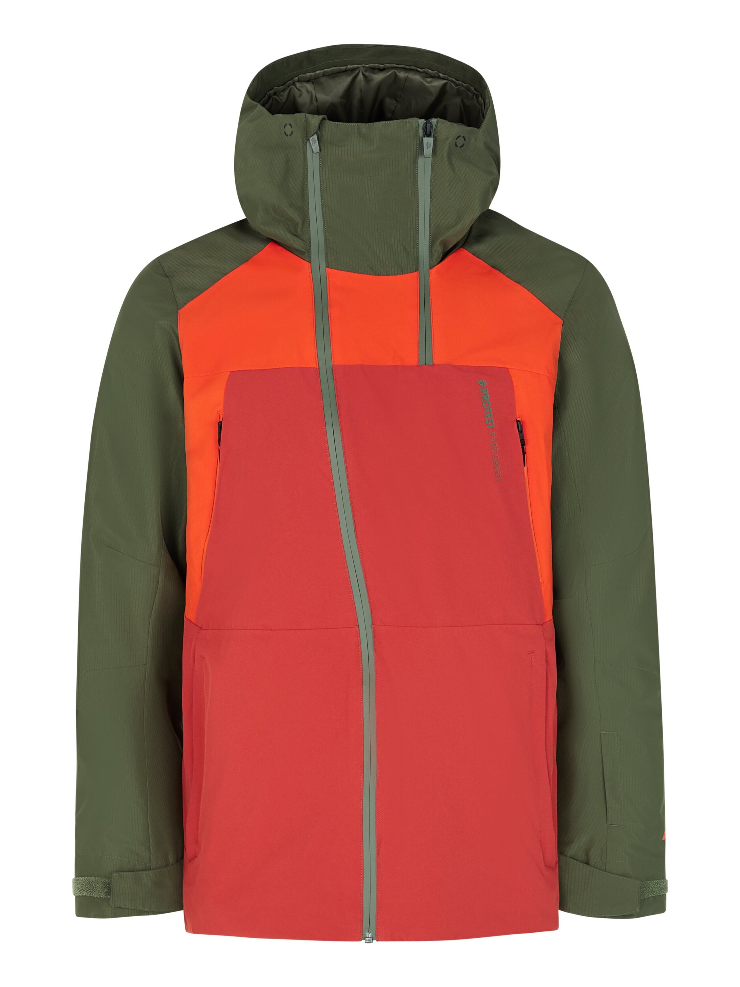 PROTEST Sportjacke 'PRTAMOUNT' in Grün: Vorderseite