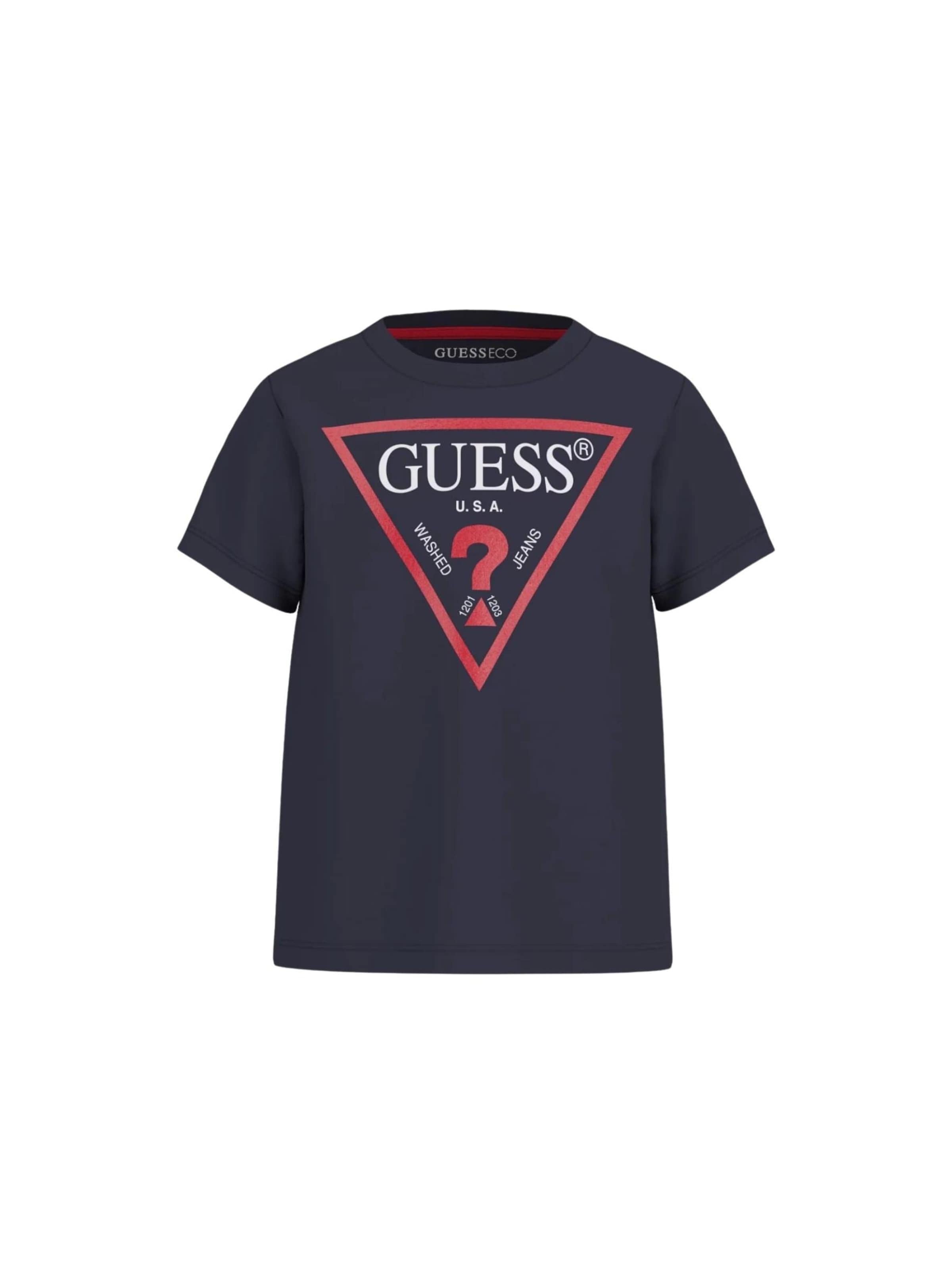 GUESS KIDS Shirt in Blue: front