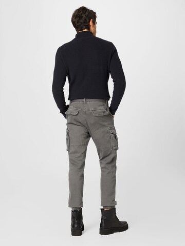 INDICODE JEANS Tapered Cargo Jeans 'Kerr' in Grey