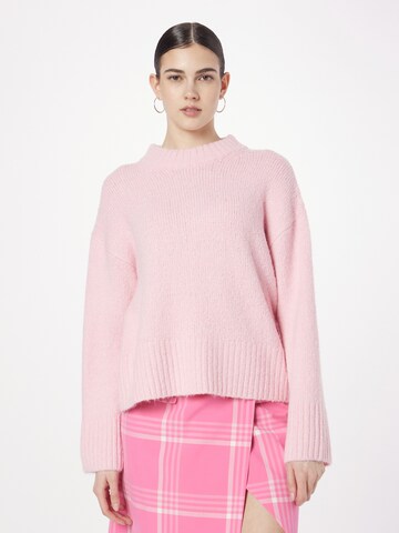 Gina Tricot Sweter 'Charlie' w kolorze fioletowy: przód