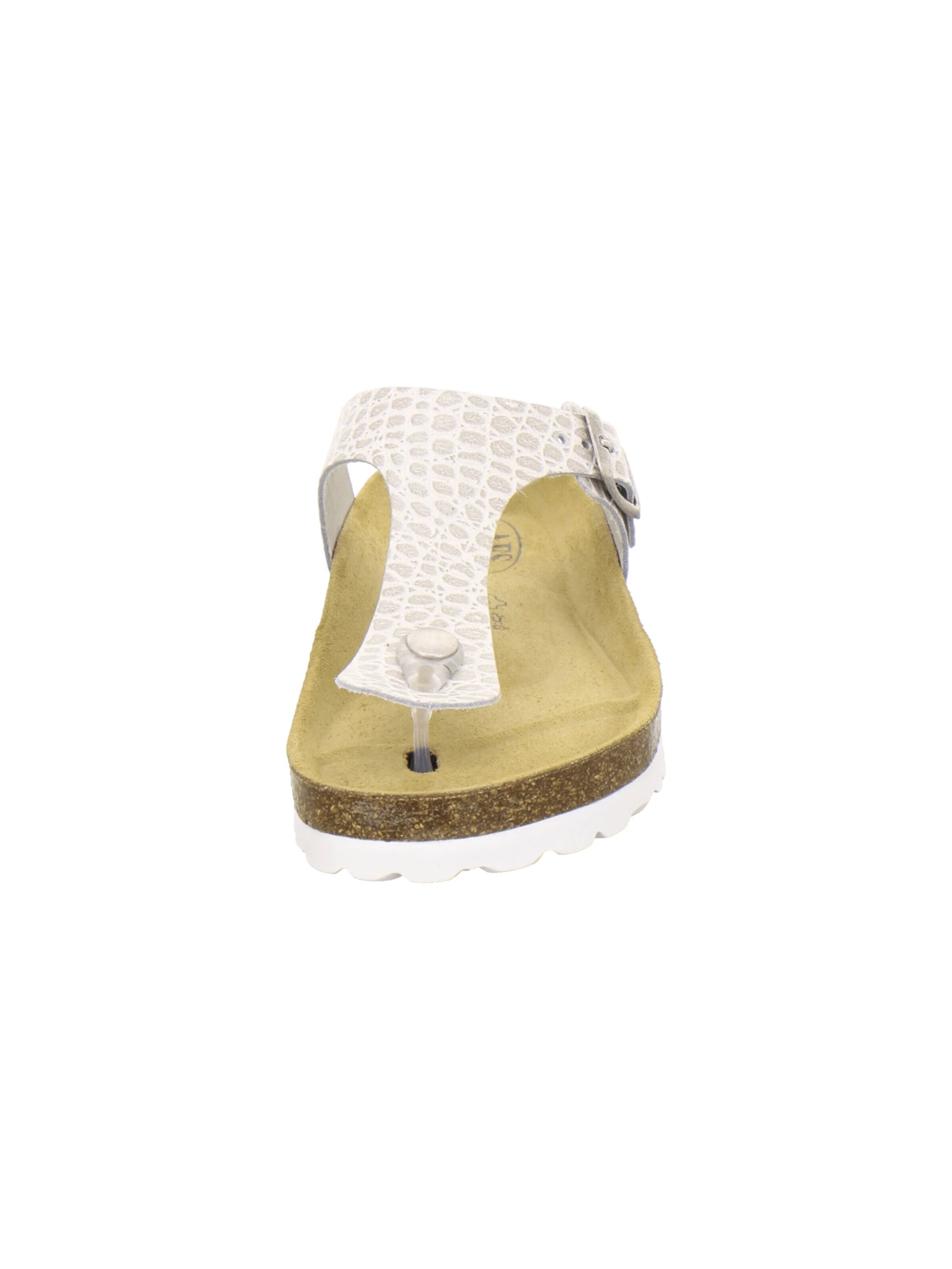 AFS-Schuhe - Sandalias 'Zehensteg Sandalen Damen beige-crocco' en beige