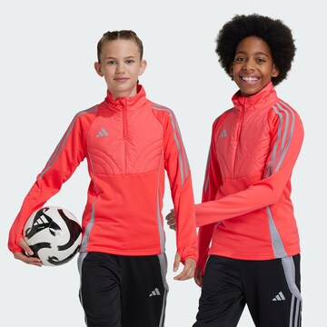ADIDAS PERFORMANCE Sports sweatshirt 'Tiro 24' in Orange: front