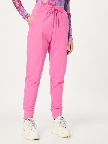 NÜMPH Zúžený Kalhoty 'NIKOLA' – pink: přední strana