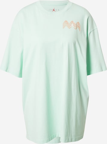 Jordan Oversized shirt in Groen: voorkant