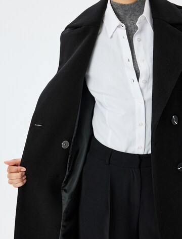 Koton Between-Seasons Coat in Black