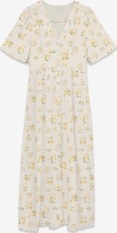 Robe-chemise 'VMCBella' Vero Moda Curve en blanc : devant