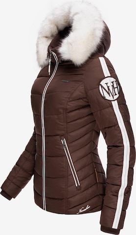 NAVAHOO Winter Jacket 'Khingaa's' in Brown