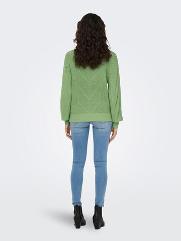 JDY Sweater 'LENETTE' in Green