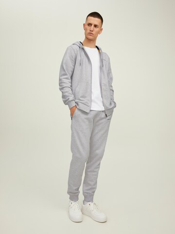 JACK & JONES Sweatjacke 'Berg' in Grau