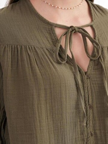 Camicia da donna di MixRay in verde