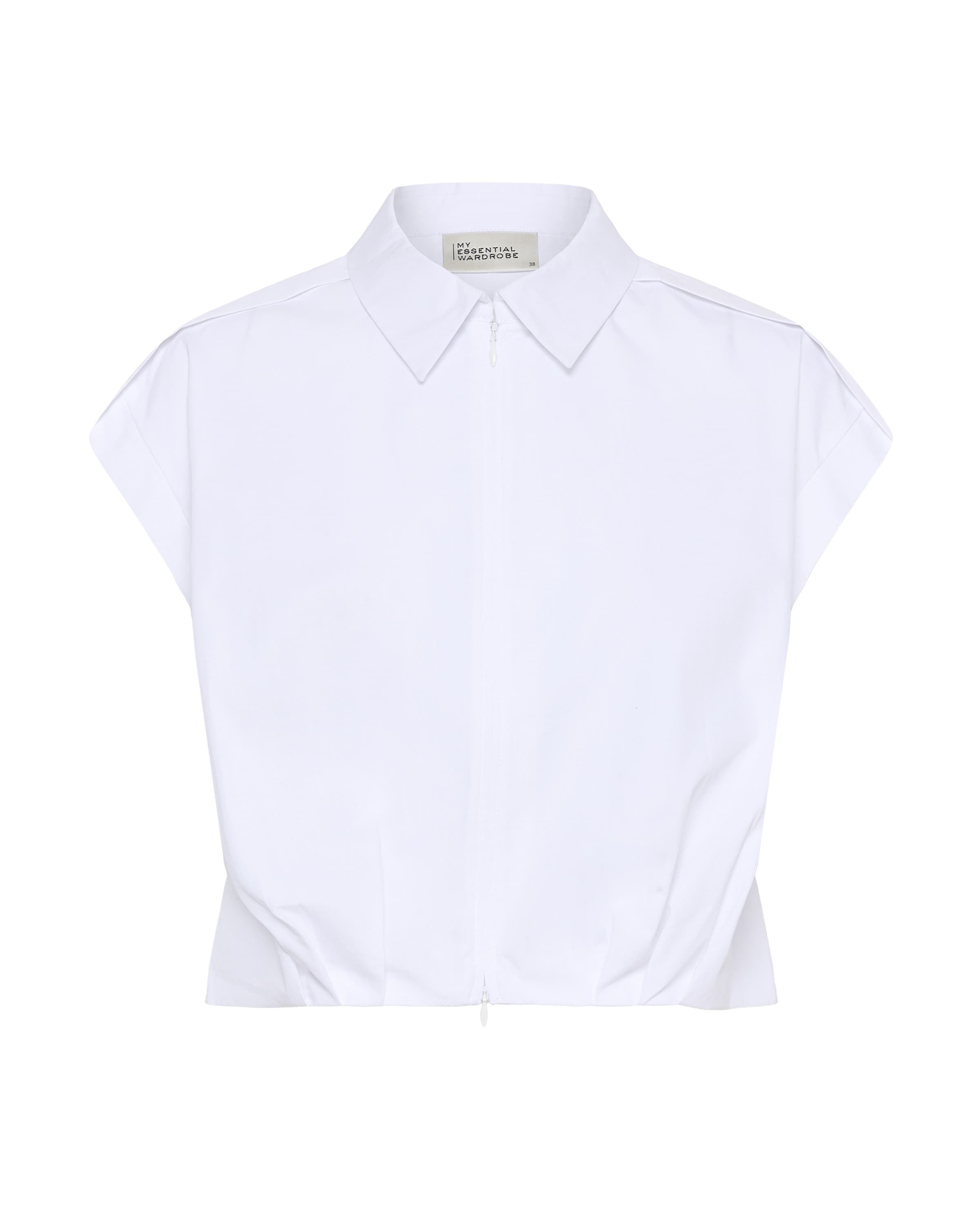 My Essential Wardrobe - Blusa 'MWSunna' en blanco: frente
