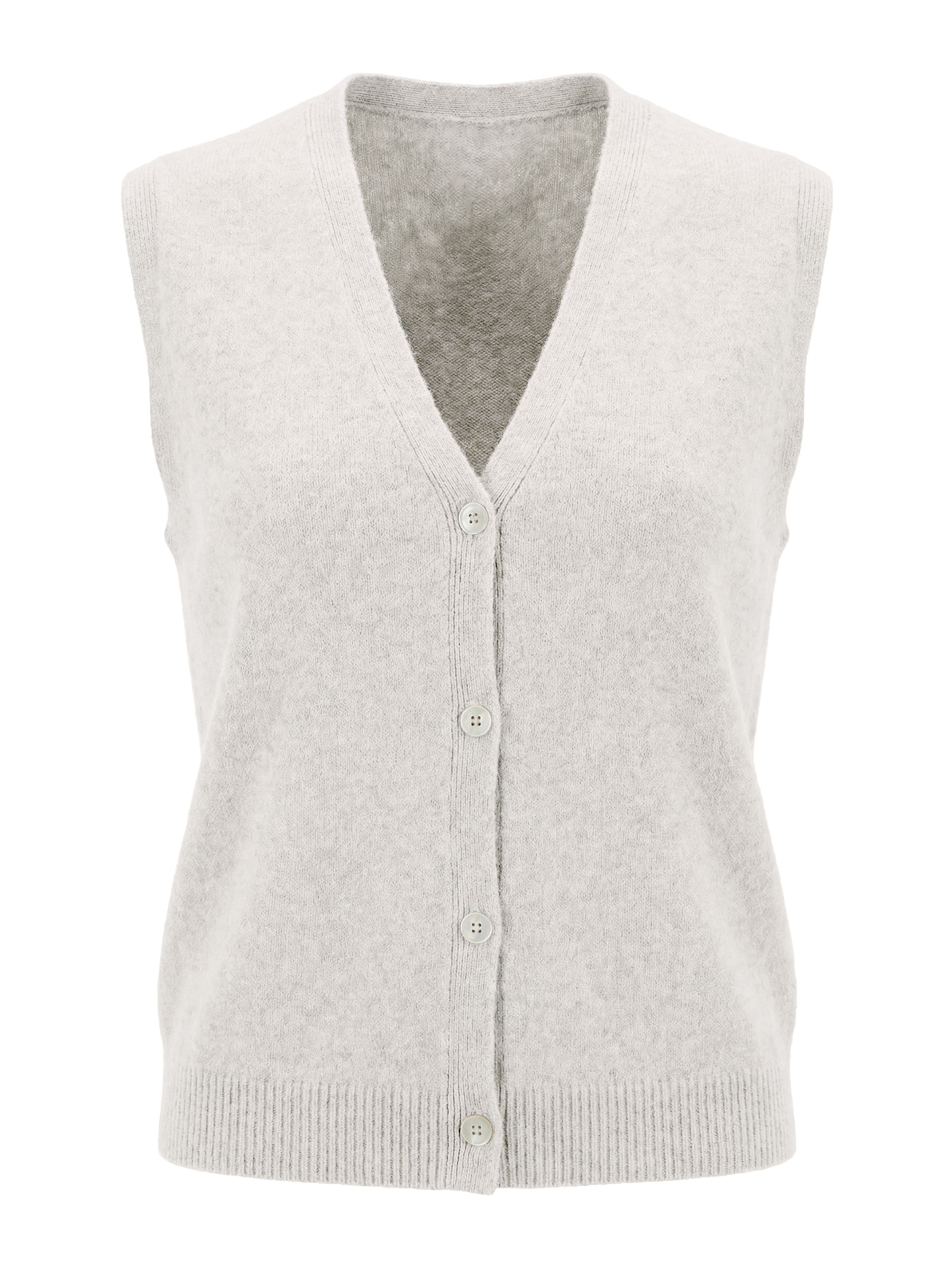 Imily Bela Πλεκτό γιλέκο σε λευκό: μπροστά