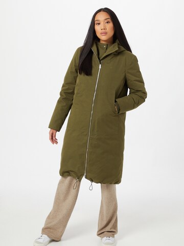 Manteau mi-saison 'Steal' JUST FEMALE en vert : devant