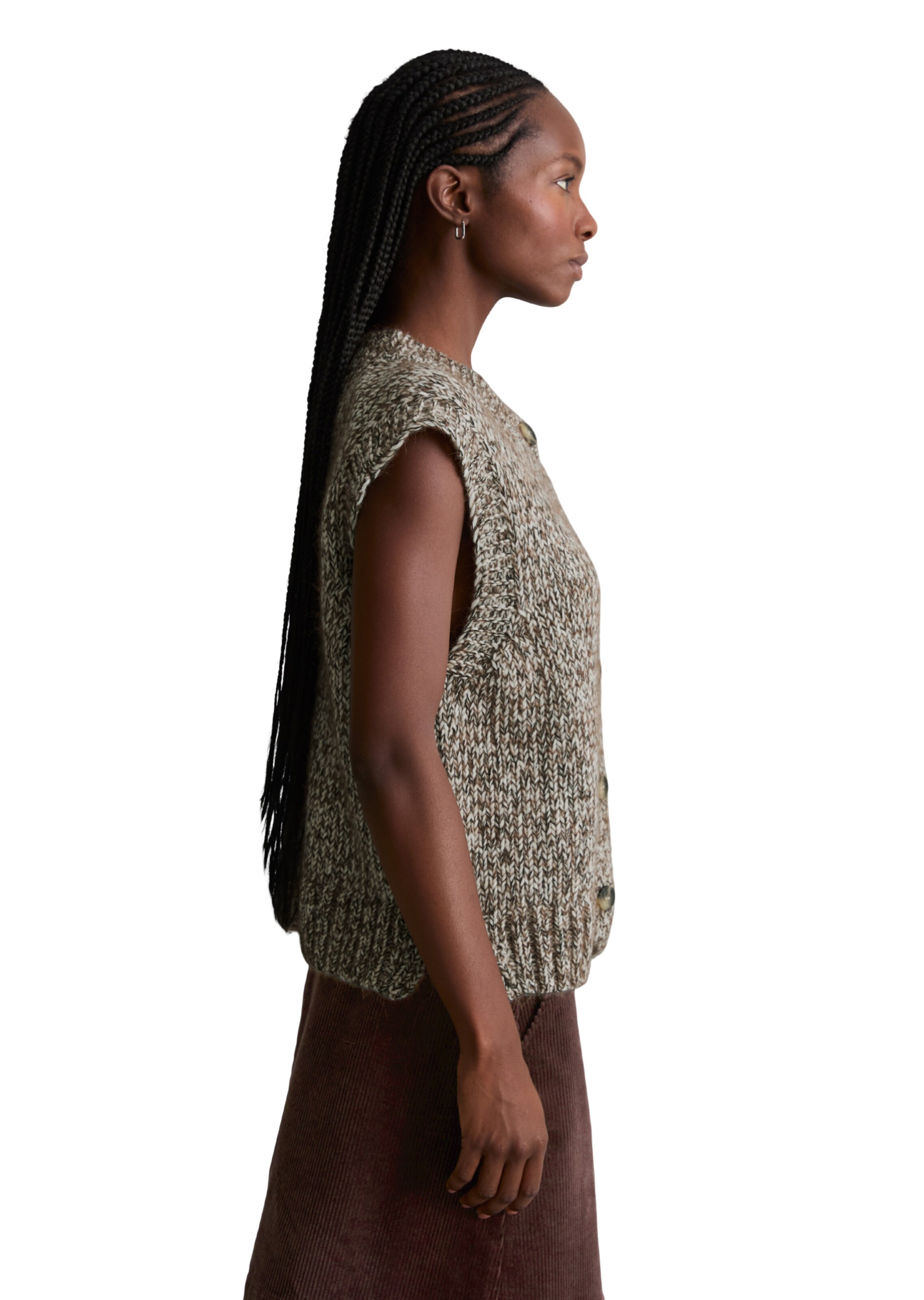 Marc O'Polo DENIM Knitted vest in Beige
