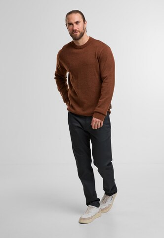 INDICODE JEANS Sweater 'Krikke' in Brown