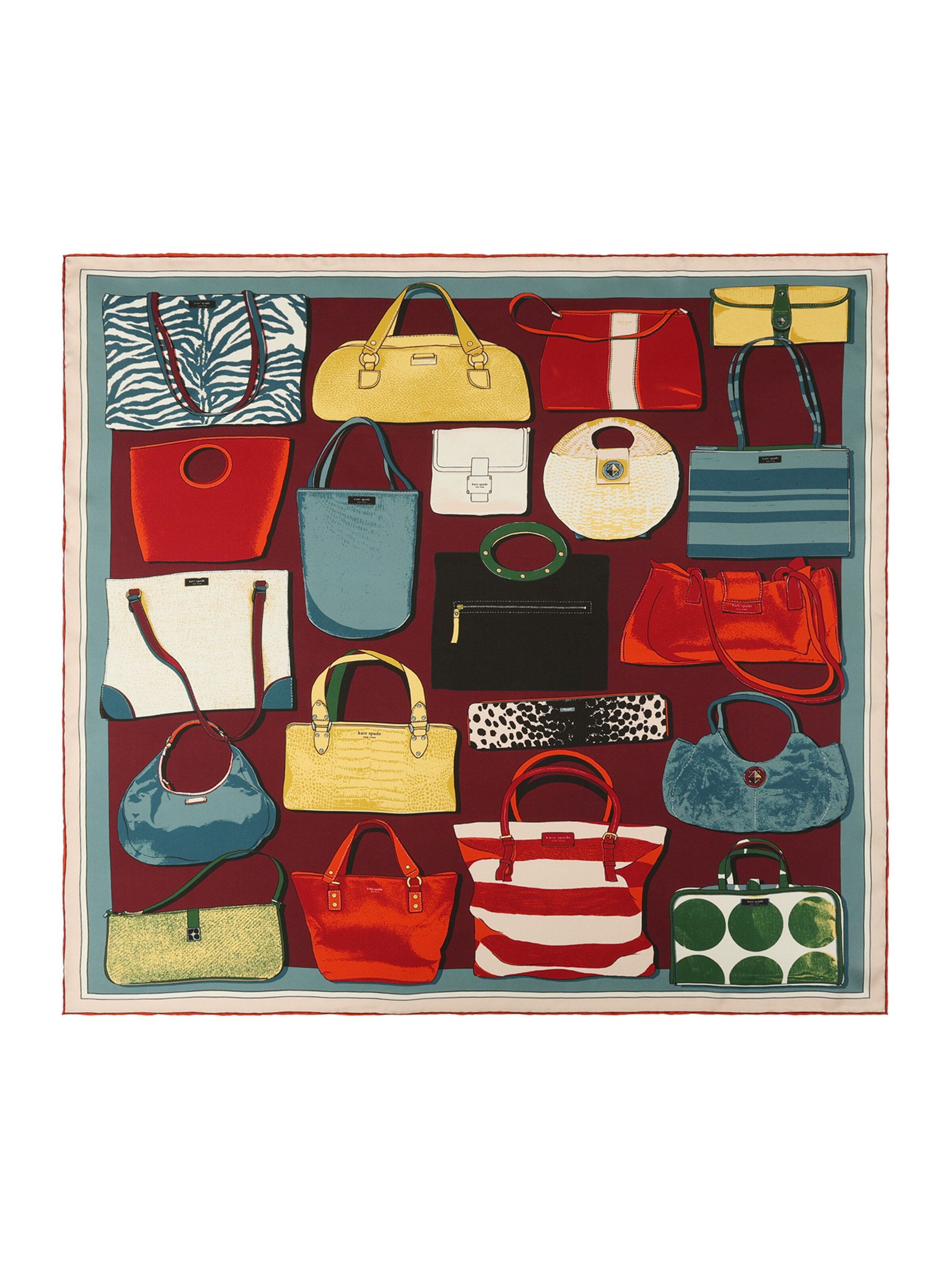Kate Spade Ruta 'New York Handbag Archive' | rdeča barva: sprednja stran