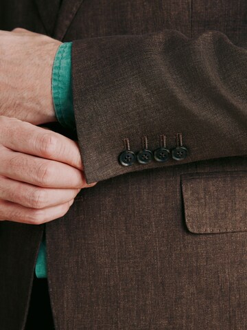Next Slim Fit Sakko in Braun