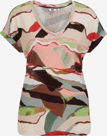 T-shirt WE Fashion en mélange de couleurs : devant