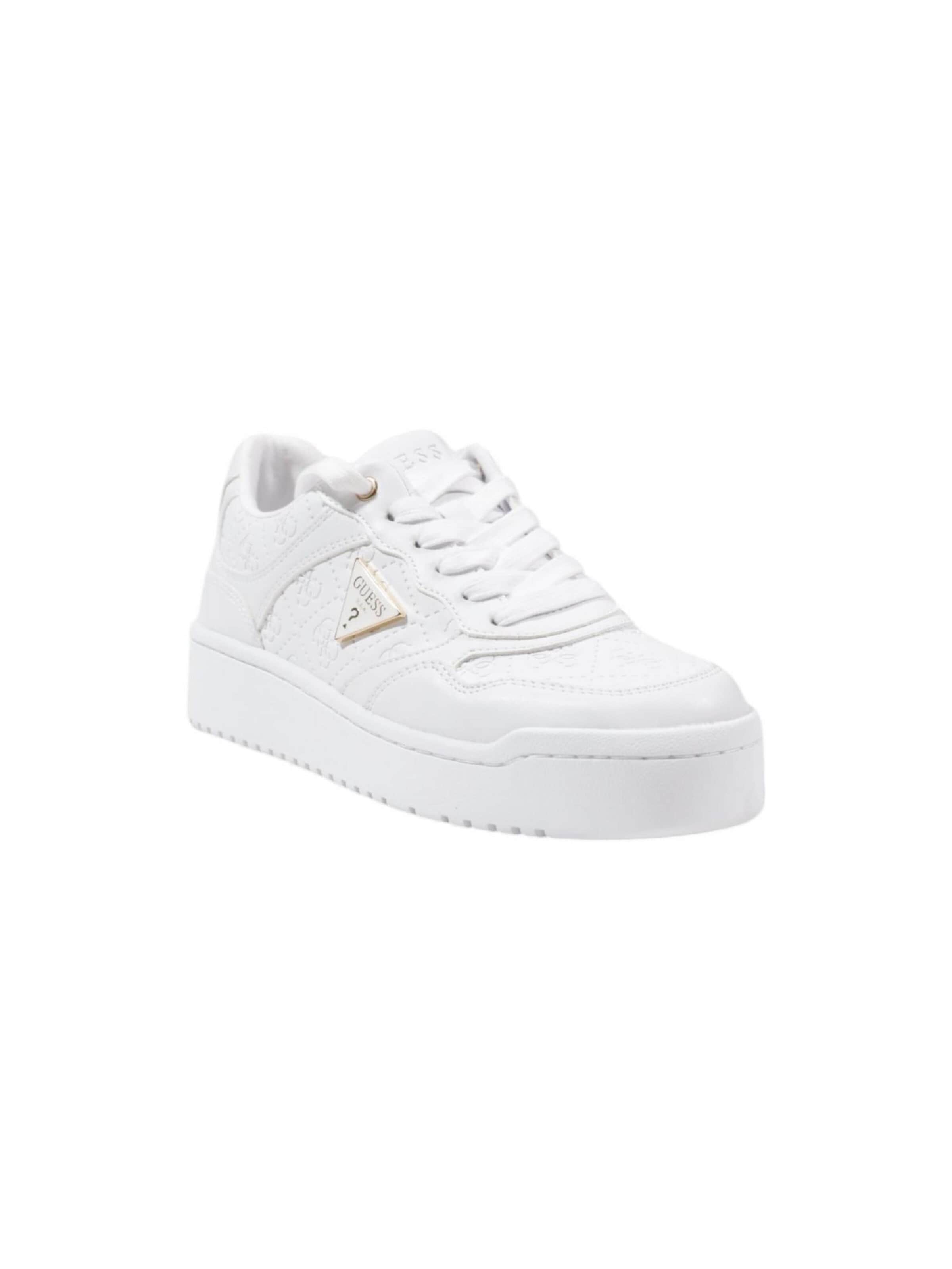 Ballerina 'MIRAM6 FLJMI6 FAL12' di GUESS in bianco: frontale