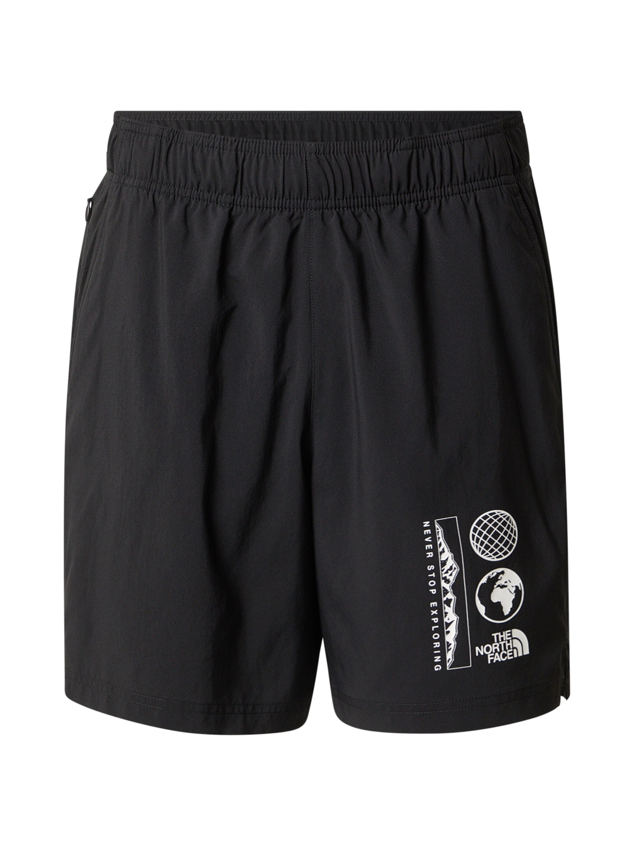 THE NORTH FACE regular Παντελόνι πεζοπορίας σε μαύρο: μπροστά