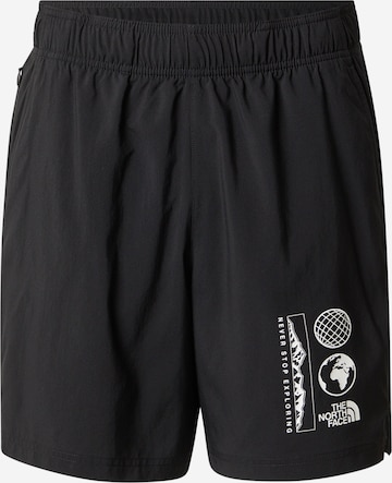 THE NORTH FACE Regular Ulkoiluhousut värissä musta: etupuoli