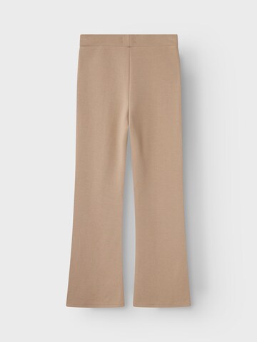 NAME IT Boot cut Pants 'Frikkali' in Brown