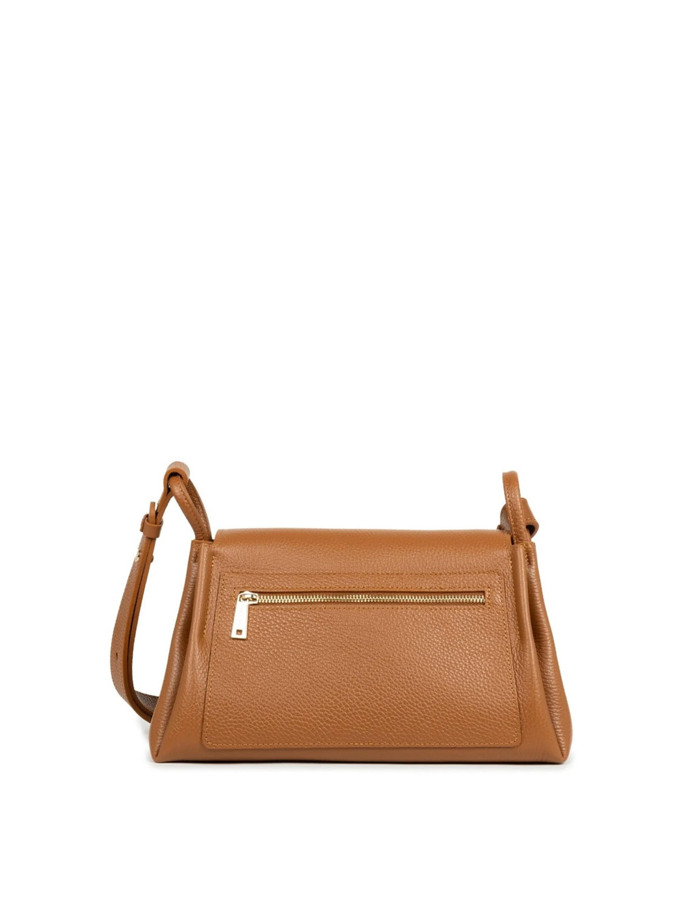 LANCASTER Paris - Bolso de mano 'Accordéon Double' en marrón