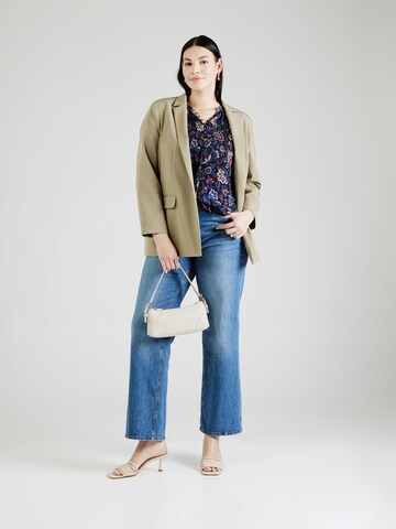 Lauren Ralph Lauren Plus Bluse 'VERSILLA' in Blau