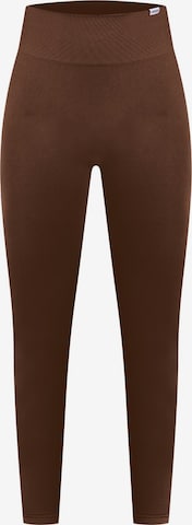 Smilodox Workout Pants 'Amaze Pro' in Brown: front