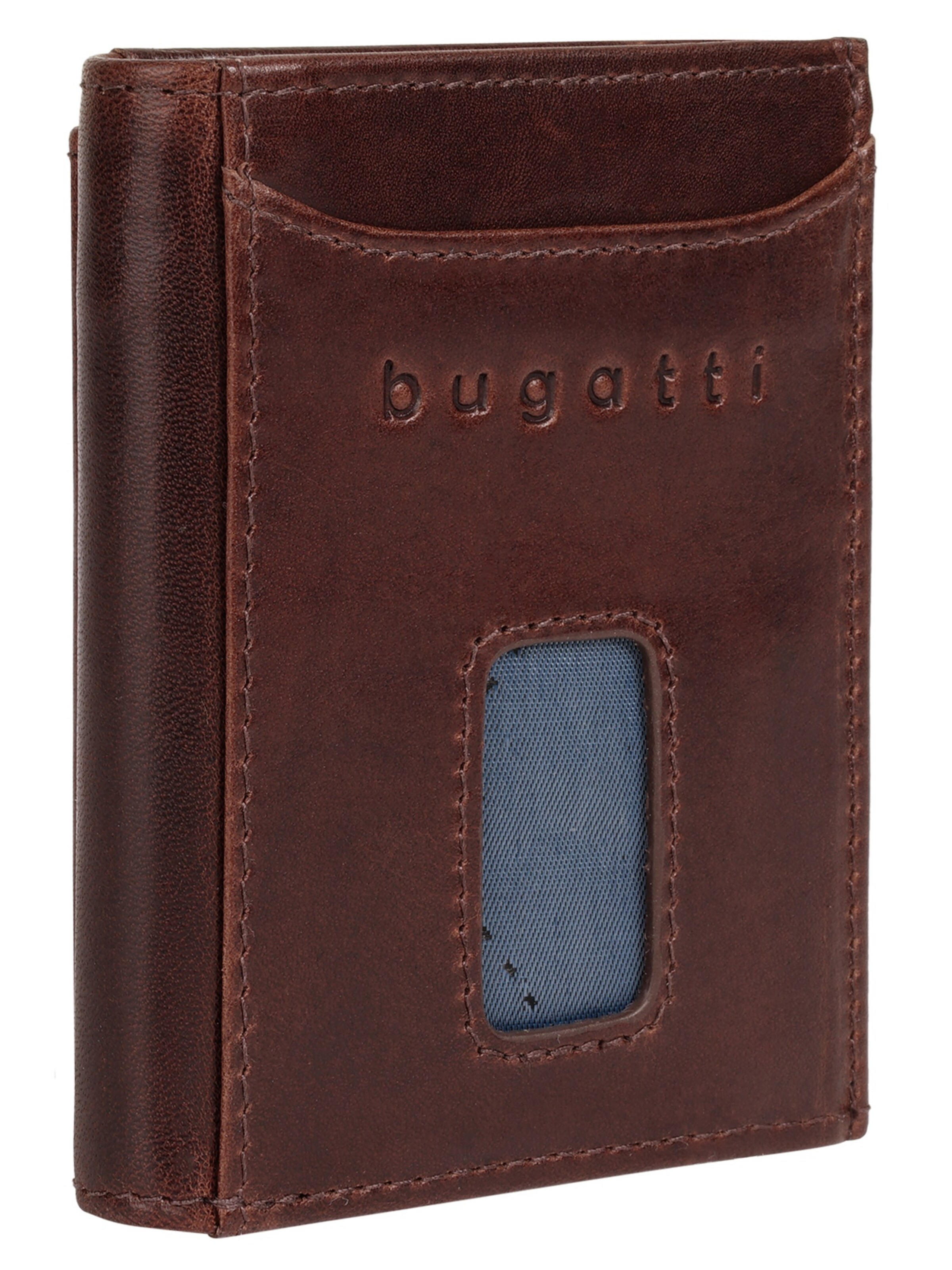 Porte-monnaies 'bugatti Geldbörse SECURE SLIM' bugatti en marron