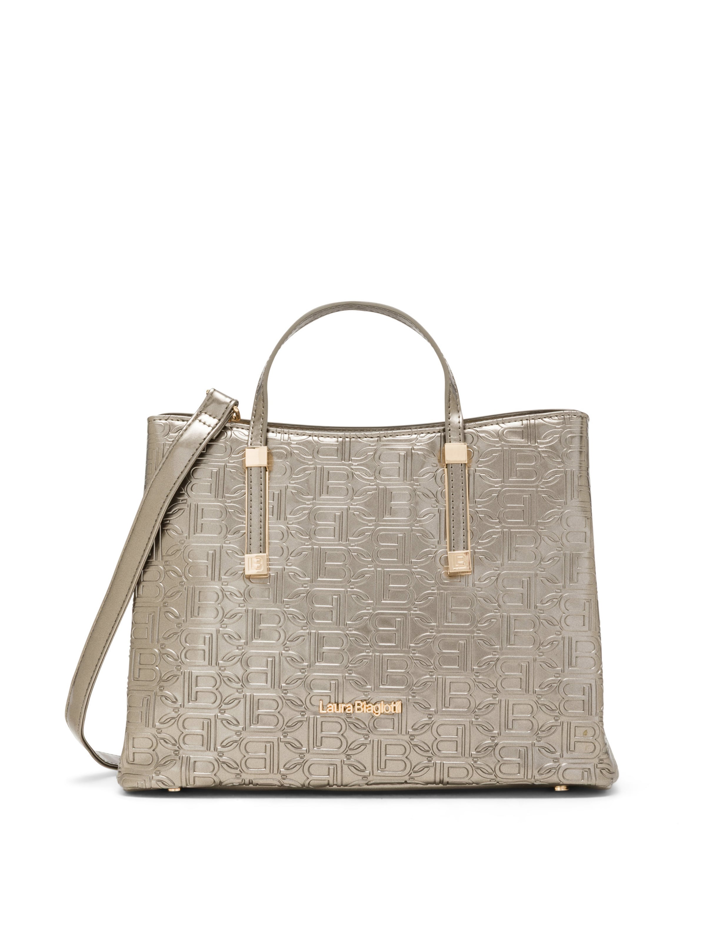 Borsa a mano 'Arcade 1' di Laura Biagiotti in grigio: frontale