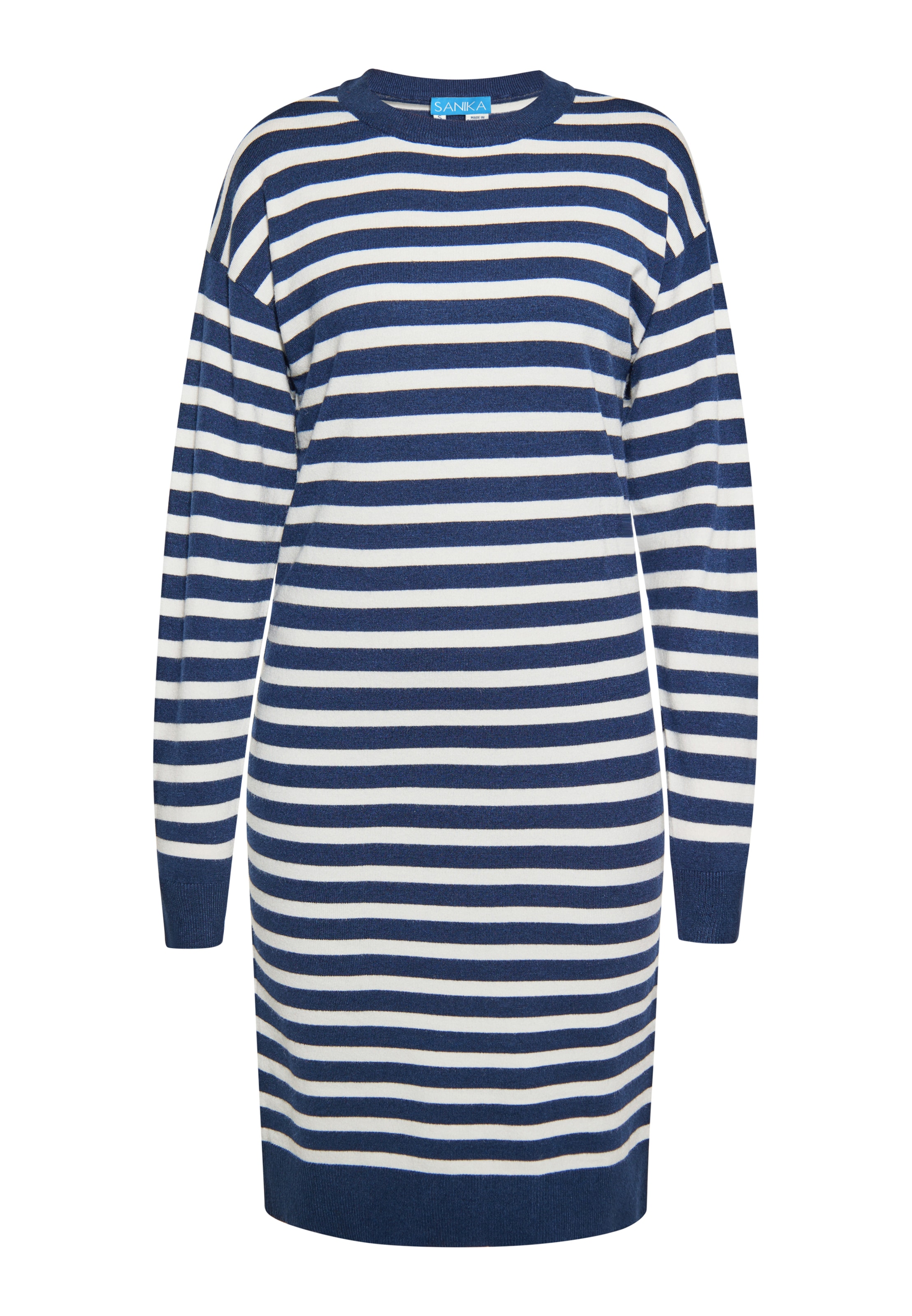 SANIKA - Vestido em azul: frente