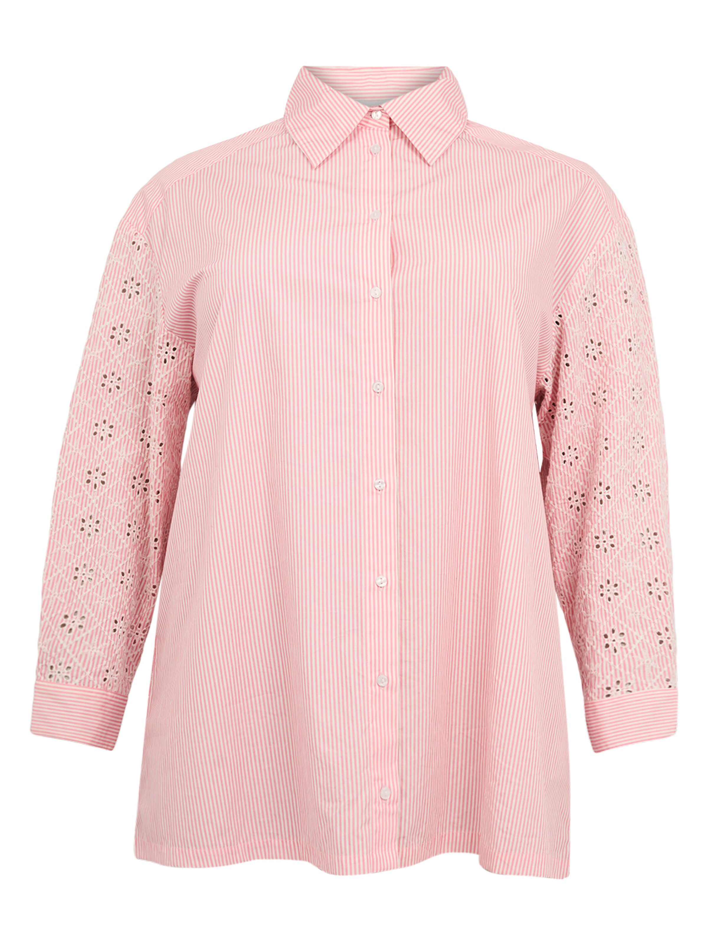 YOEK Blouse in Roze: voorkant