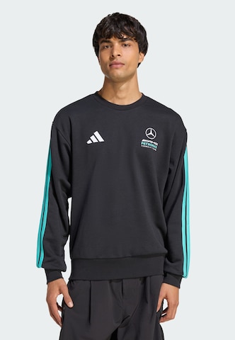 ADIDAS PERFORMANCE Sportsweatshirt 'Mercedes - AMG Petronas Formula 1 Team Dna' in Zwart: voorkant