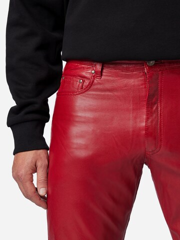 Coupe slim Pantalon RICANO en rouge