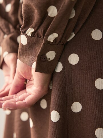 Next Shirt dress in Brown