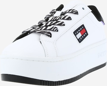 Tommy Jeans Sneakers laag 'New Roxy' in Wit: voorkant