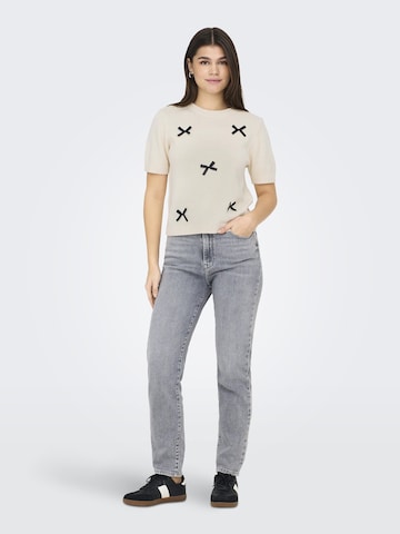JDY - Jersey 'JDYBow' en beige