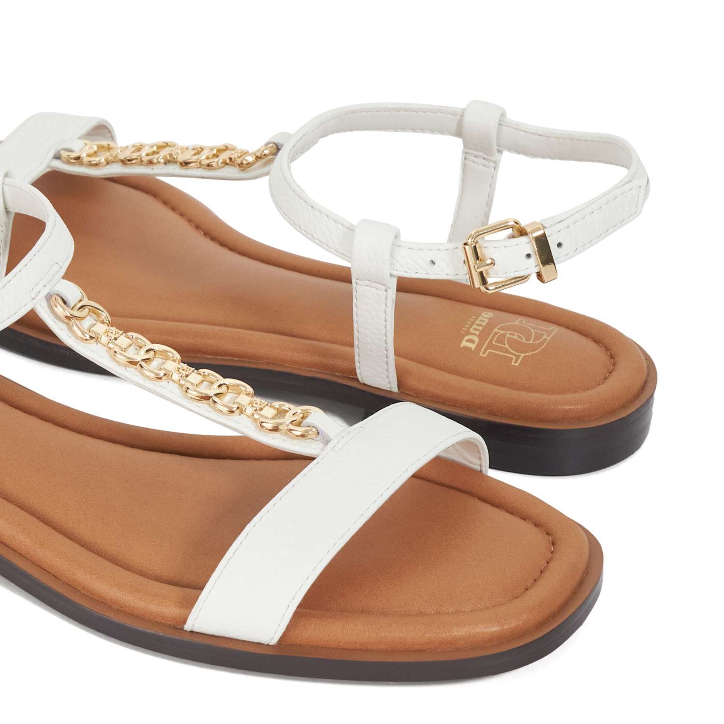 Dune LONDON Sandale 'Lollipops' in Weiß