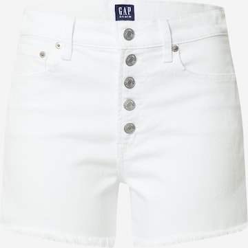 GAP Regular Jeans in White: front