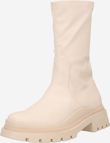 Nasty Gal Ankle Boots in Cream ABOUT YOU