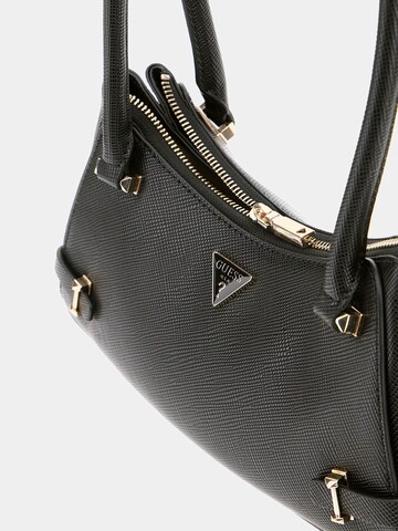 GUESS Schultertasche 'Rosalba' in Schwarz