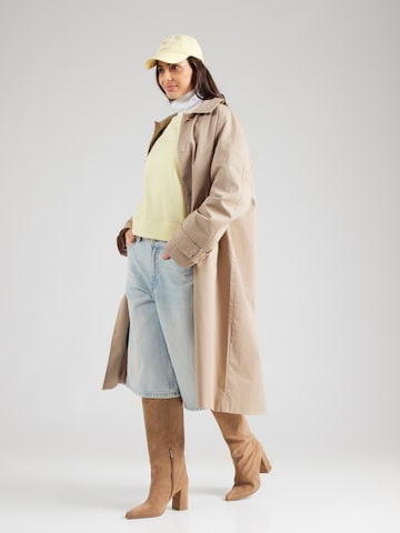 PIECES Sweatshirt 'PCCHILLI' in Gelb