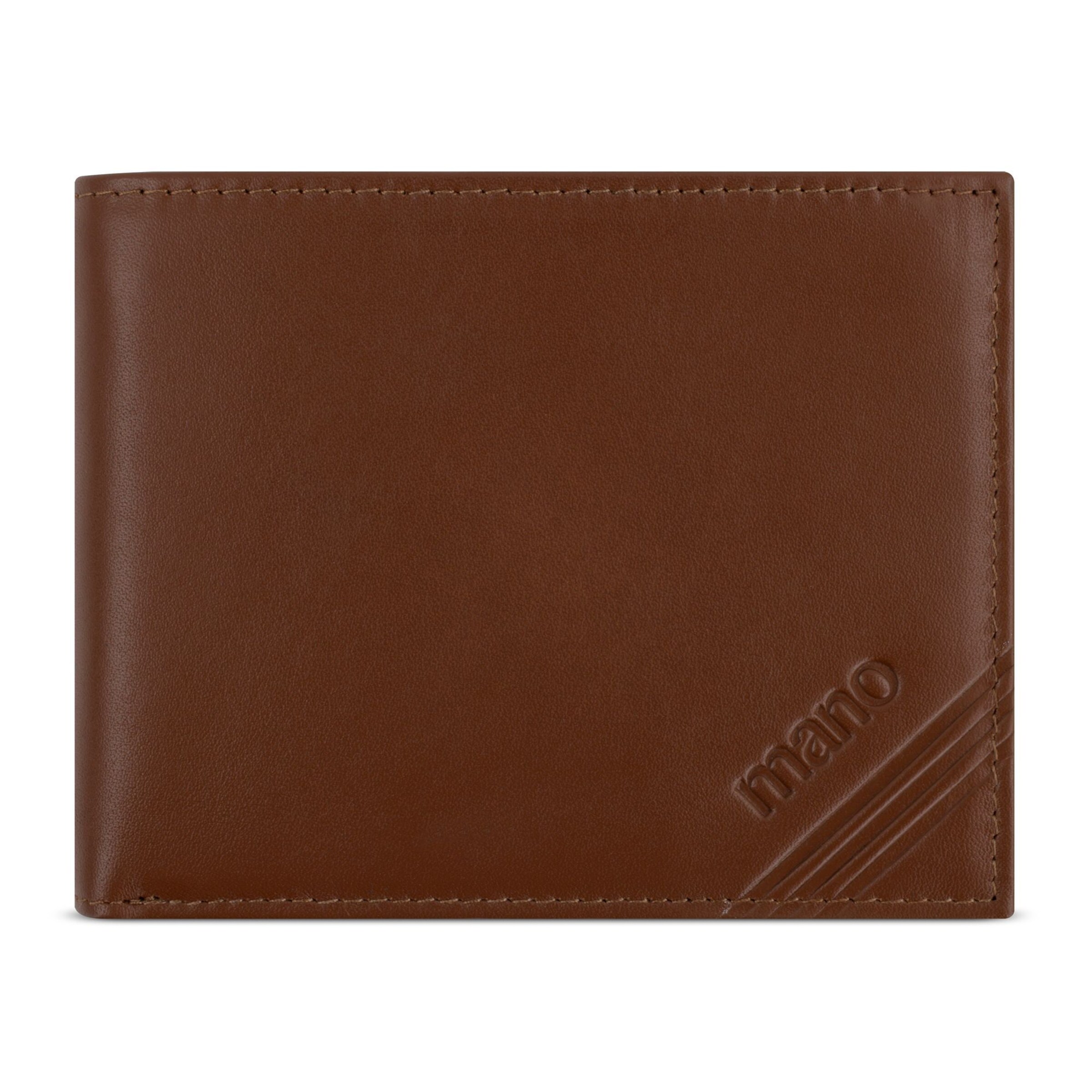 mano Wallet 'Don Antonio' in Brown: front