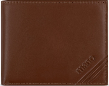 mano Wallet 'Don Antonio' in Brown: front