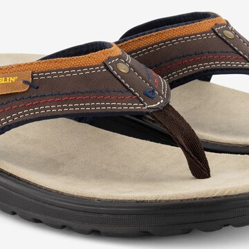 Travelin T-Bar Sandals in Brown